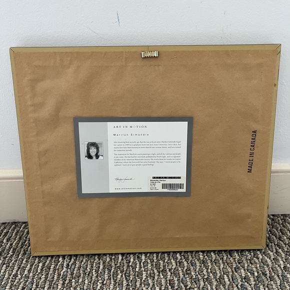 Signed Litho Print Cafe De Ville by Marilyn Simandle - Picture 2 of 3